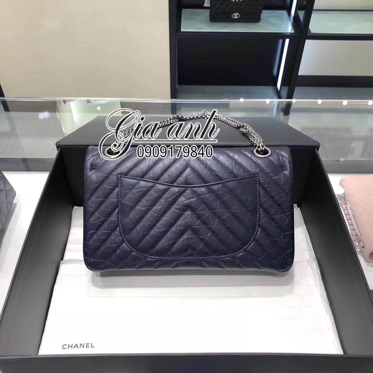Túi xách Chanel classic Chevron siêu cấp - CN00010