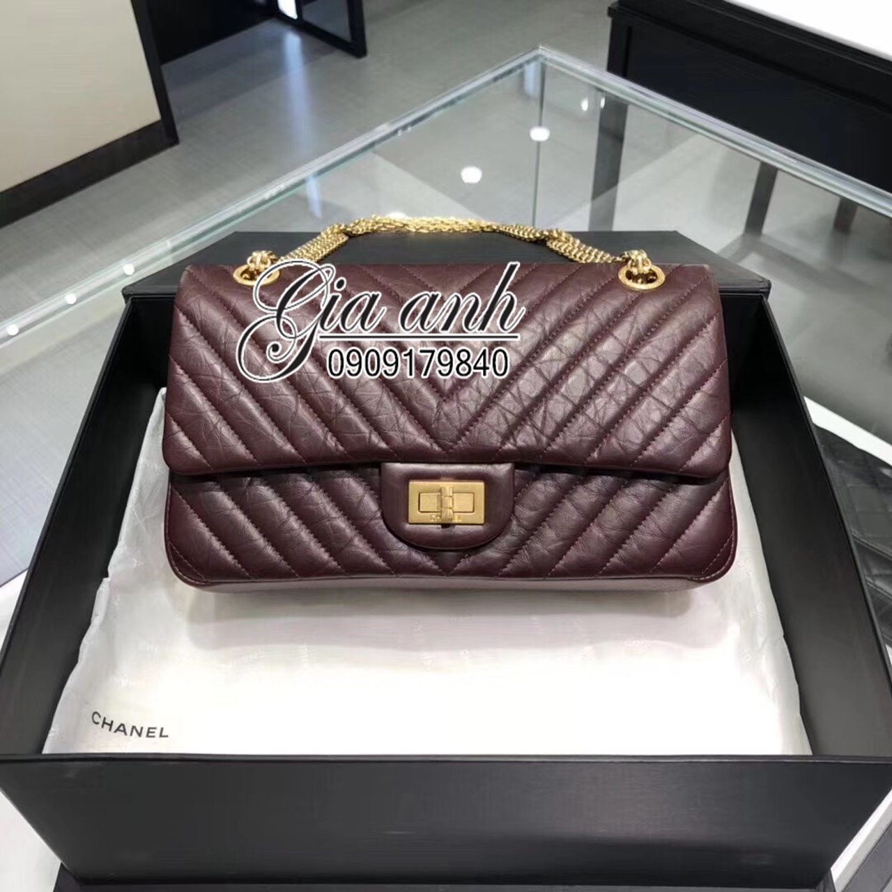 Túi xách Chanel classic Chevron siêu cấp - CN00009