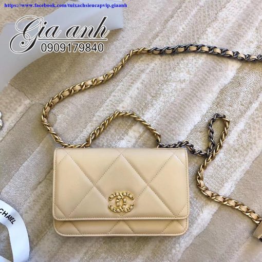 Túi xách Chanel 19 Wallet On Chain VIP chuẩn Auth – CN000130