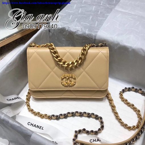 Túi xách Chanel 19 Wallet on Chain VIP chuẩn Auth - CN000130