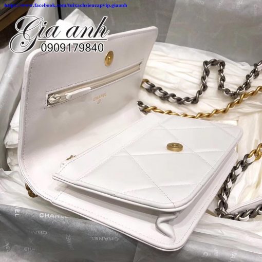 Túi xách Chanel 19 Wallet On Chain chuẩn Authentic – CN000132