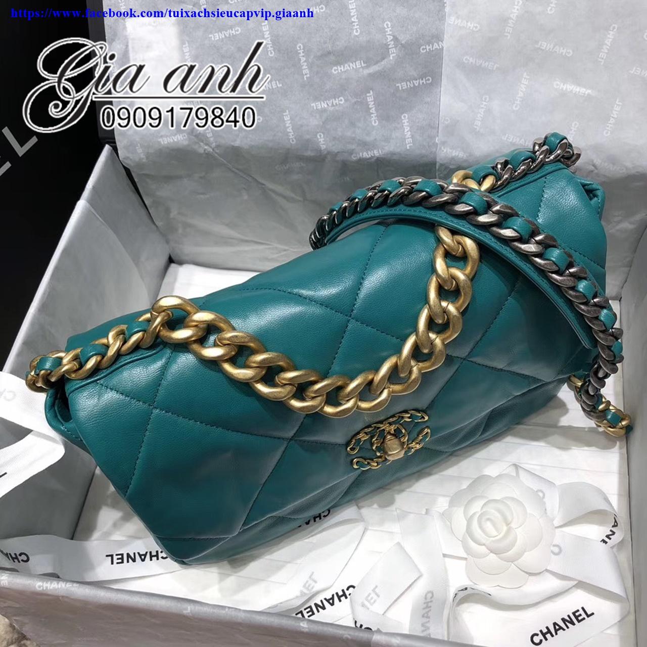Túi xách Chanel 19 Flap VIP chuẩn Auth – CN000134