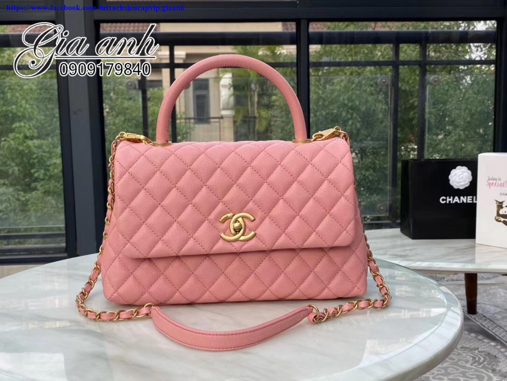 Túi Xách Chanel Coco 95 Flap Bag Top Handle Pearly  Centimetvn