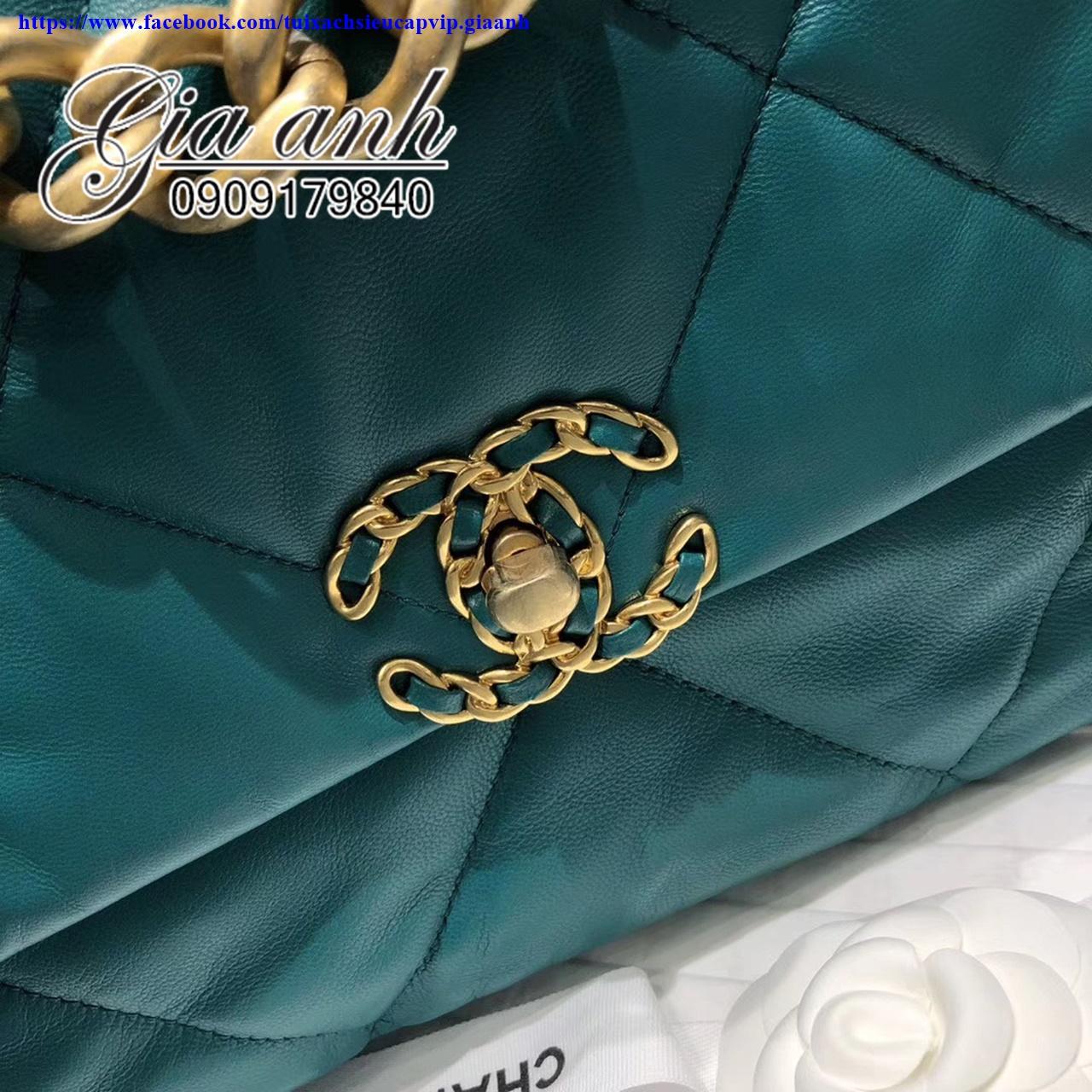 Túi xách Chanel 19 Flap VIP chuẩn Auth – CN000134