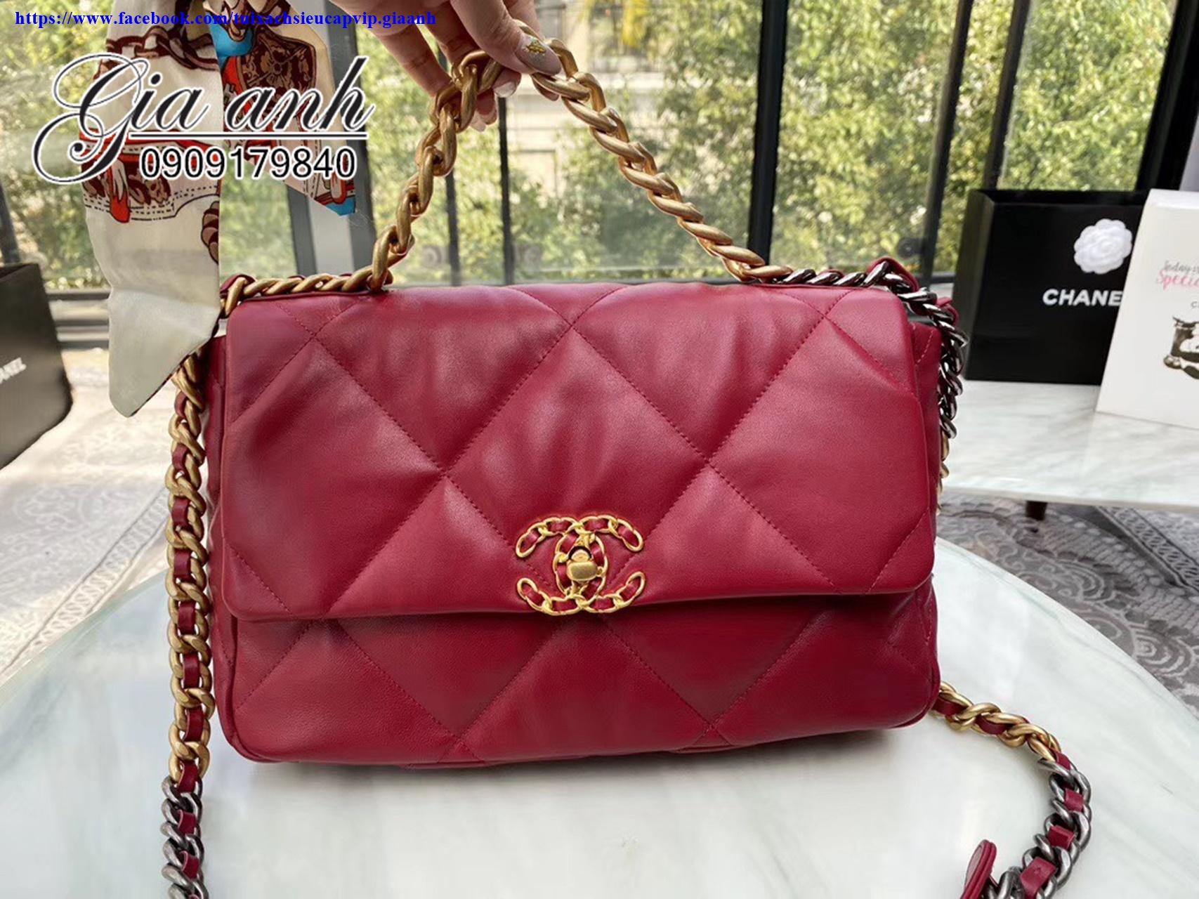 Túi xách Chanel 19 Flap Bag VIP chuẩn Auth – CN000139