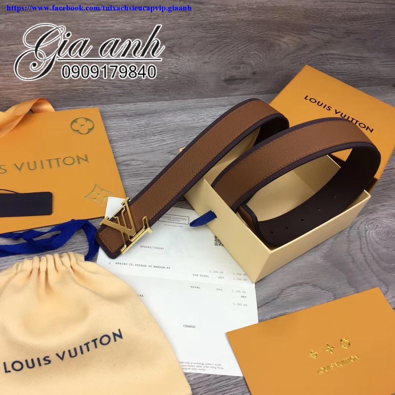 Thắt lưng Louis Vuitton cao cấp VIP – TL00035