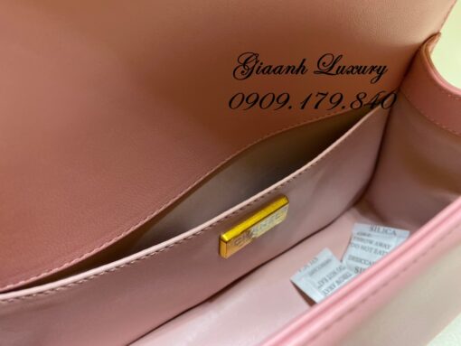 Túi Chanel Leboy Da Cá Đuối Siêu Cấp Màu Hồng -CN2112