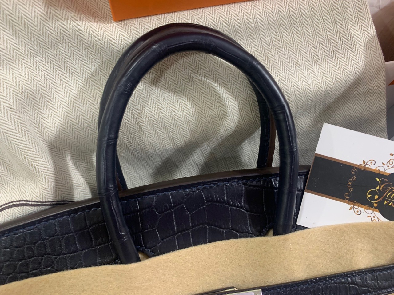 Túi Hermes Birkin 25 Blue Togo