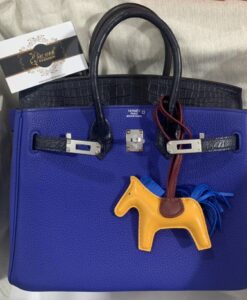 Túi Hermes Birkin 25 Blue Togo