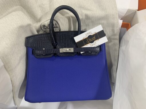 Túi Hermes Birkin 25 Blue Togo