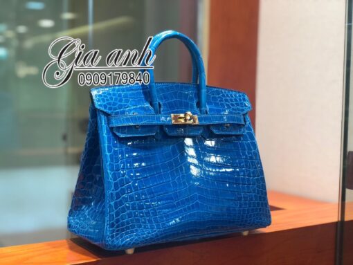 Túi Xách Hermes Birkin Da Cá Sấu Thật