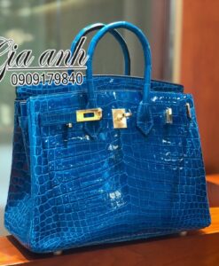 Túi Xách Hermes Birkin Da Cá Sấu Thật