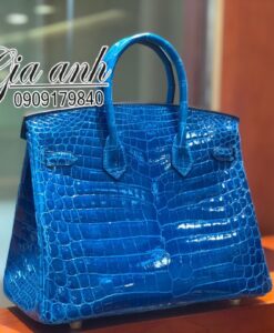 Túi Xách Hermes Birkin Da Cá Sấu Thật