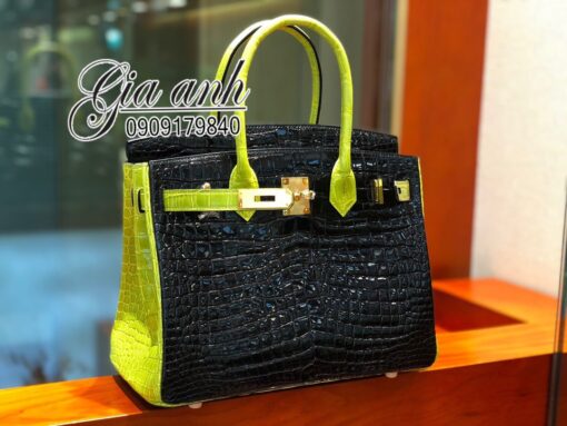 Túi Hermes Birkin 25 Blue Togo