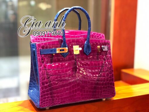 Túi Hermes Birkin Da Cá Sấu 25 Cm Like Auth