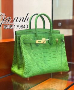 Túi HM Birkin Da Cá Sấu Replica