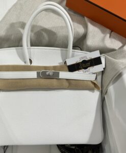 Túi Hermes Birkin Togo Màu Trắng Vip 1:1