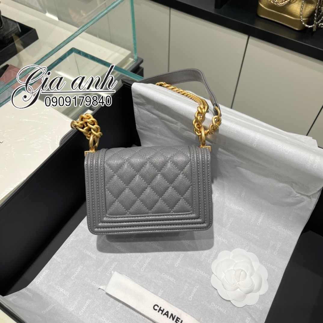 Chanel Boy Flap Bag Quilted Caviar Old Medium at 1stDibs  chanel grey boy  bag gray chanel boy bag chanel boy bag grey