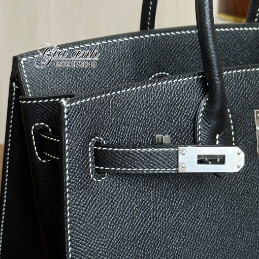 Túi Hermes Birkin 25 cm Epsom Màu Đen