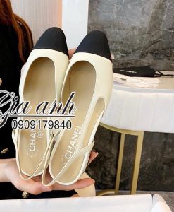 Giày Chanel SlingBack Siêu Cấp Like Auth