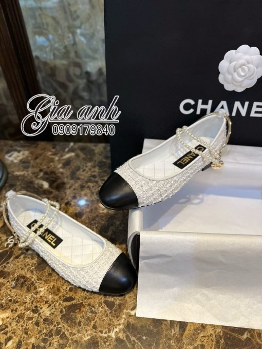 Giày Chanel Bệt Vải Hàng Hiệu Cao Cấp