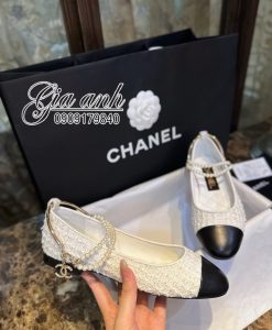 Giày Chanel Bệt Vải Hàng Hiệu Cao Cấp