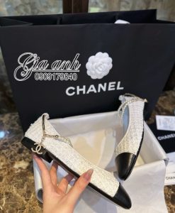 Giày Chanel Bệt Vải Hàng Hiệu Cao Cấp