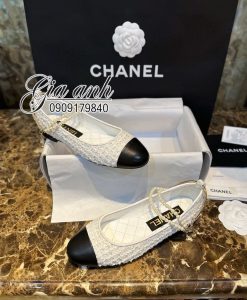 Giày Chanel Bệt Vải Hàng Hiệu Cao Cấp