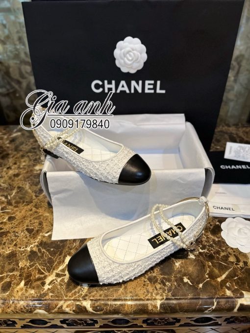 Giày Chanel Bệt Vải Hàng Hiệu Cao Cấp