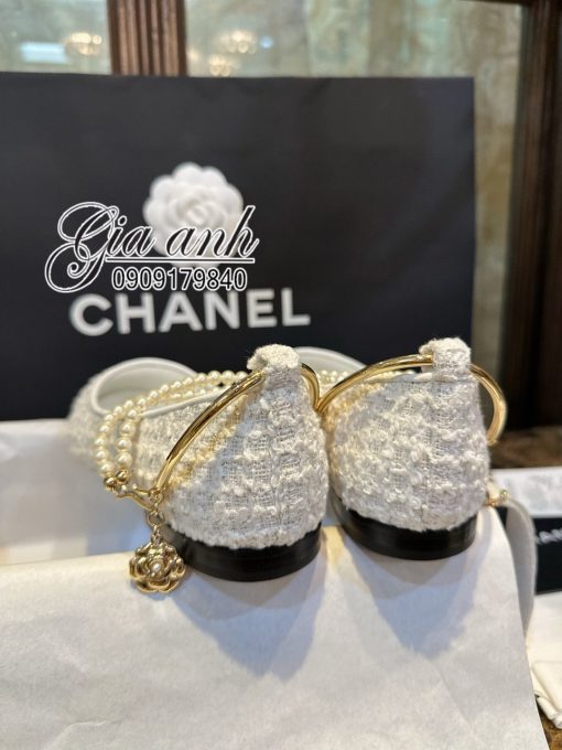 Giày Chanel Bệt Vải Hàng Hiệu Cao Cấp