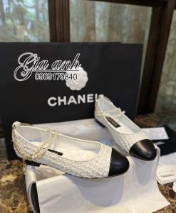 Giày Chanel Bệt Vải Hàng Hiệu Cao Cấp