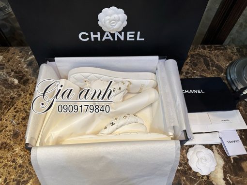 Dép Da Chanel Hè Xỏ Ngón Like Auth