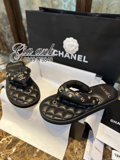 Dép Chanel Xỏ Ngón Hè Siêu Cấp Vip Like auth