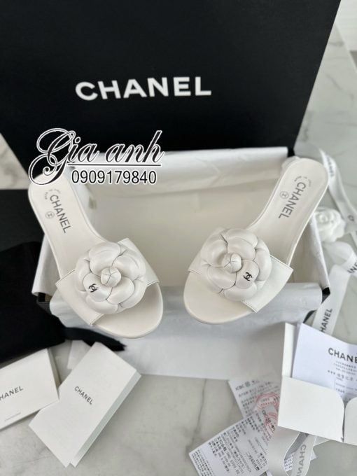 Dép Chanel Hoa Tra Hàng Hiệu Vip