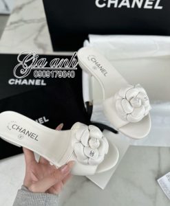 Dép Chanel Hoa Tra Hàng Hiệu Vip