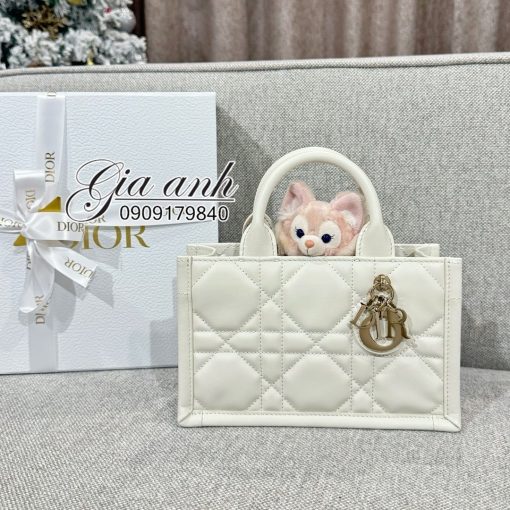 Túi Dior Tote Mini Màu Trắng Vip New 2024