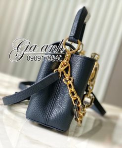 Túi Louis Vuitton Capucines Like Auth mà xanh đậm mini