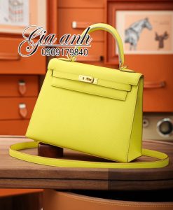 Túi Hermes Kelly 25 cm Da Epsom Màu Vàng