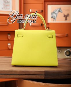 Túi Hermes Kelly 25 cm Da Epsom Màu Vàng