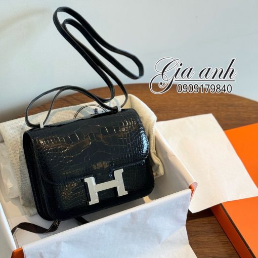 Túi Hermes Constance Crocodile 18 Like Auth