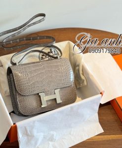 Túi Hermes Constance Crocodile 18 Like Auth