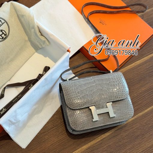 Túi Hermes Constance Crocodile 18 Like Auth