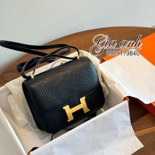 Túi Hermes Constance Crocodile 18 Like Auth