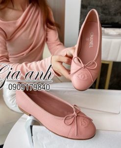 Giày Chanel Búp Bê Da Thật Chuẩn Auth