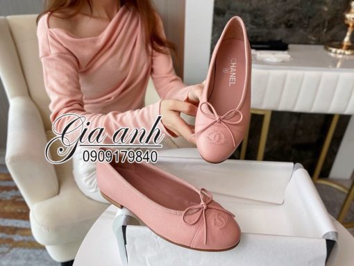 Giày Chanel Búp Bê Da Thật Chuẩn Auth