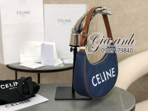 Túi Celine Vải Delim Đeo Vai Hàng Hiệu Vip