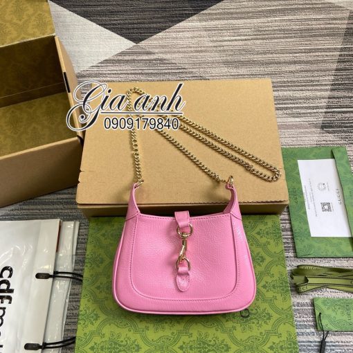 Túi Xách Gucci jackie Mini Màu Hồng Siêu Cấp