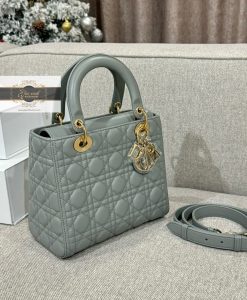 Shop Túi Xách Dior Lady 24 cm Hàng Hiệu Vip size Medium khóa vàng 05