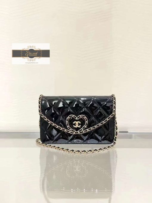 Túi Xách Chanel 24s Siêu Cấp Vip Like Auth khóa trái tim 04