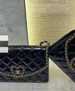 Túi Xách Chanel 24s Siêu Cấp Vip Like Auth khóa trái tim 05